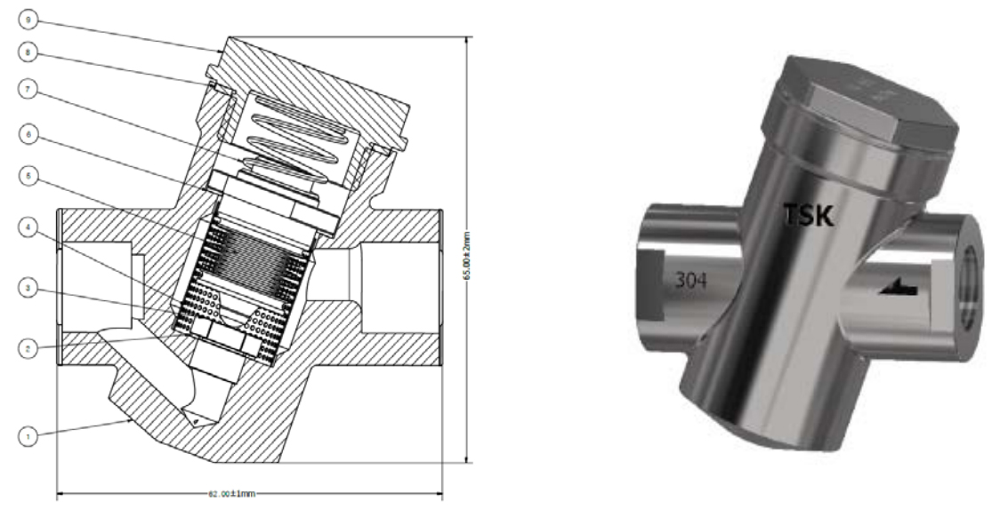 TS-S10A 재질 및 부품명 Material Description