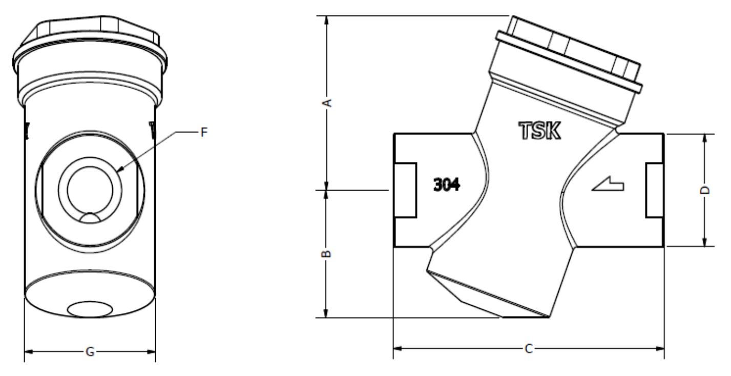 TS-S10A 치수(mm) 및 무게(kg) Dimensions and weight