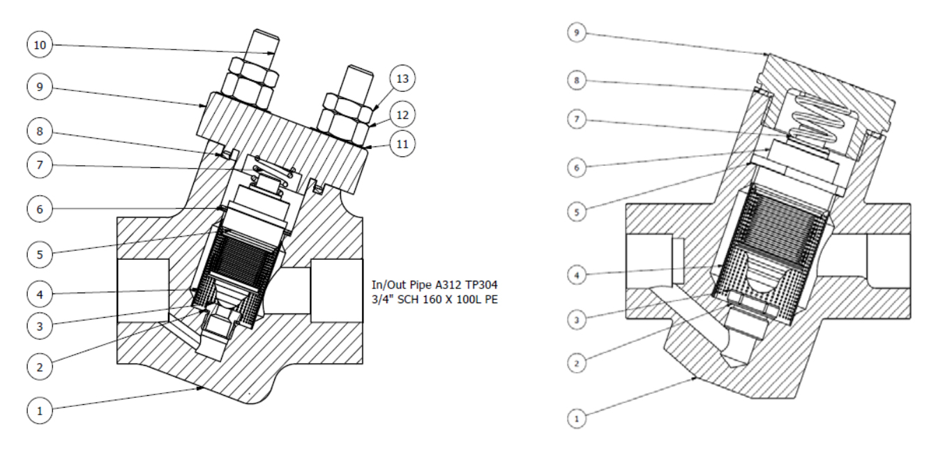 TS-S20A 재질 및 부품명 Material Description